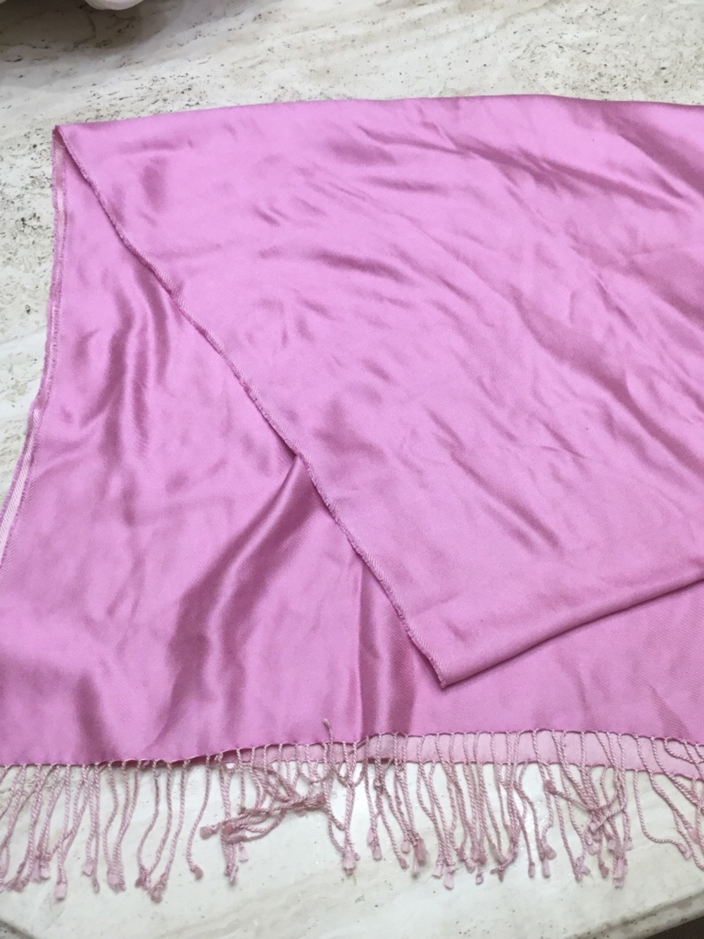 Shivani Pink Silk Scarf